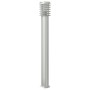 Outdoor floor lamp made of silver stainless steel, 110 cm. by , Outdoor lighting - Ref: Foro24-4006359, Price: 52,84 €, Disco...