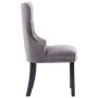 Dining chairs 6 units gray velvet by vidaXL, dining chairs - Ref: Foro24-3055874, Price: 754,04 €, Discount: %