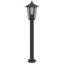 Außen-Stehlampen, 3 Stück, Edelstahl, schwarz, 80 cm. von , Außenbeleuchtung - Ref: Foro24-4006386, Preis: 98,84 €, Rabatt: %