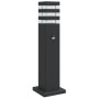 Outdoor floor lamp with black aluminum sensor 50 cm by , Outdoor lighting - Ref: Foro24-4006399, Price: 47,43 €, Discount: %