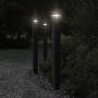 Lámpara de suelo de exterior con enchufe aluminio negro 110 cm de , Iluminación de exterior - Ref: Foro24-4006409, Precio: 60...