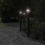 Outdoor floor lamp with black aluminum plug 110 cm by , Outdoor lighting - Ref: Foro24-4006409, Price: 56,99 €, Discount: %