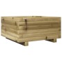 Pine wood planter box impregnated 50x50x26.5 cm by , Pots and planters - Ref: Foro24-847297, Price: 72,67 €, Discount: %