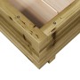 Pine wood planter box impregnated 50x50x26.5 cm by , Pots and planters - Ref: Foro24-847297, Price: 72,67 €, Discount: %