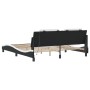 Estructura cama con LED cuero sintético negro blanco 180x200 cm de , Camas y somieres - Ref: Foro24-3214209, Precio: 205,06 €...