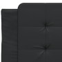 Estructura de cama con luz LED cuero sintético negro 90x190 cm de , Camas y somieres - Ref: Foro24-3214200, Precio: 136,99 €,...