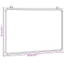 Magnetic aluminum board 60x40x1.7 cm by , Exhibition panels - Ref: Foro24-4005345, Price: 24,70 €, Discount: %