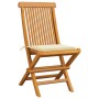 Garden chairs 8 pcs solid teak wood with cream cushions by , Garden chairs - Ref: Foro24-3072919, Price: 540,79 €, Discount: %