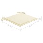 Sillas de jardín 8 uds madera maciza de teca con cojines crema de , Sillas de jardín - Ref: Foro24-3072919, Precio: 540,79 €,...