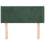 Dark green velvet headboard 83x16x78/88 cm by , Headboards and footboards - Ref: Foro24-3118521, Price: 49,19 €, Discount: %