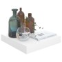 Floating wall shelf set of 4 units in glossy white MDF 23x23.5x3.8cm by vidaXL, Shelves and shelves - Ref: Foro24-323741, Pri...