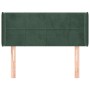 Dark green velvet headboard 103x16x78/88 cm by , Headboards and footboards - Ref: Foro24-3118813, Price: 53,42 €, Discount: %