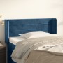 Dark blue velvet headboard 83x16x78/88 cm by , Headboards and footboards - Ref: Foro24-3118942, Price: 44,13 €, Discount: %