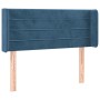 Dark blue velvet headboard 83x16x78/88 cm by , Headboards and footboards - Ref: Foro24-3118942, Price: 49,99 €, Discount: %