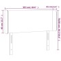 Cabecero con LED de terciopelo rosa 103x16x78/88 cm de , Cabeceros y pies de cama - Ref: Foro24-3123003, Precio: 58,03 €, Des...