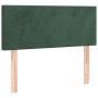 Cama box spring con colchón terciopelo verde oscuro 80x200 cm de , Camas y somieres - Ref: Foro24-3127340, Precio: 270,00 €, ...