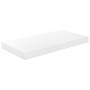 Floating wall shelf 2 pcs glossy white MDF 50x23x3.8 cm by vidaXL, Shelves and shelves - Ref: Foro24-323746, Price: 26,40 €, ...