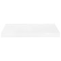 Floating wall shelf 2 pcs glossy white MDF 50x23x3.8 cm by vidaXL, Shelves and shelves - Ref: Foro24-323746, Price: 26,40 €, ...