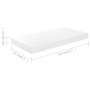 Floating wall shelf 2 pcs glossy white MDF 50x23x3.8 cm by vidaXL, Shelves and shelves - Ref: Foro24-323746, Price: 26,40 €, ...