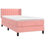 Cama box spring con colchón terciopelo rosa 80x200 cm de , Camas y somieres - Ref: Foro24-3131050, Precio: 271,04 €, Descuent...