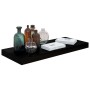 Estante flotante de pared 4 uds MDF negro brillo 60x23,5x3,8 cm de vidaXL, Estantes y estanterías - Ref: Foro24-323771, Preci...