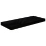 Estante flotante de pared 4 uds MDF negro brillo 60x23,5x3,8 cm de vidaXL, Estantes y estanterías - Ref: Foro24-323771, Preci...