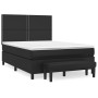 Box spring bed with black synthetic leather mattress 140x200cm by , Beds and slatted bases - Ref: Foro24-3137605, Price: 547,...