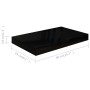 Floating wall shelf glossy black MDF 40x23x3.8 cm by vidaXL, Shelves and shelves - Ref: Foro24-323763, Price: 17,69 €, Discou...