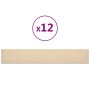 Paneles de pared 12 uds tela color crema 90x15 cm 1,62 m² de , Recubrimiento de paredes - Ref: Foro24-343872, Precio: 60,49 €...