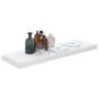 Floating wall shelf glossy white MDF 80x23.5x3.8 cm by vidaXL, Shelves and shelves - Ref: Foro24-323751, Price: 23,75 €, Disc...