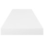 Floating wall shelf glossy white MDF 80x23.5x3.8 cm by vidaXL, Shelves and shelves - Ref: Foro24-323751, Price: 23,75 €, Disc...