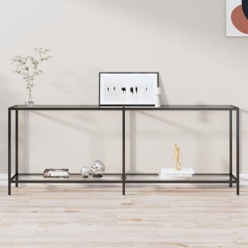 Mesa consola transparente vidrio templado 200x35x75,5 cm de , Mesas auxiliares - Ref: Foro24-331706, Precio: 107,34 €, Descue...