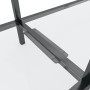 Tempered glass transparent console table 220x35x75.5 cm by , Side tables - Ref: Foro24-331710, Price: 118,63 €, Discount: %