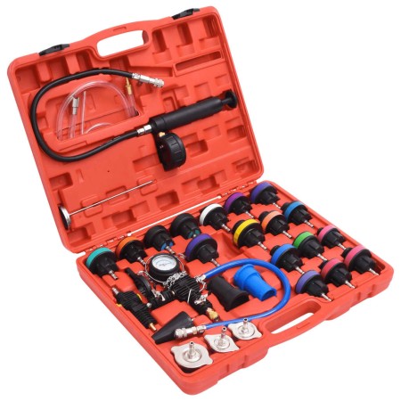 Radiator pressure tester 28 pieces by , Hand tools - Ref: Foro24-210276, Price: 94,65 €, Discount: %