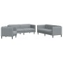 Dreiteiliges Sofaset in hellem Grau aus Stoff. von , Sofas - Ref: Foro24-3209229, Preis: 703,55 €, Rabatt: %