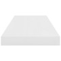 Bright white glossy MDF floating wall shelf 60x23.5x3.8 cm by vidaXL, Shelves and shelves - Ref: Foro24-323748, Price: 21,79 ...