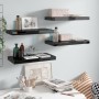 Floating wall shelf 4 pcs glossy black MDF 50x23x3.8 cm by vidaXL, Shelves and shelves - Ref: Foro24-323768, Price: 50,77 €, ...