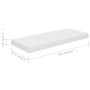 Bright white glossy MDF floating wall shelf 60x23.5x3.8 cm by vidaXL, Shelves and shelves - Ref: Foro24-323748, Price: 21,79 ...