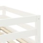 Cama alta para niños con cortinas madera pino rosa 90x190 cm de , Camas y somieres - Ref: Foro24-3283831, Precio: 206,64 €, D...