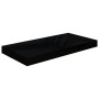 Floating wall shelf 4 pcs glossy black MDF 50x23x3.8 cm by vidaXL, Shelves and shelves - Ref: Foro24-323768, Price: 50,77 €, ...