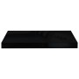 Floating wall shelf 4 pcs glossy black MDF 50x23x3.8 cm by vidaXL, Shelves and shelves - Ref: Foro24-323768, Price: 50,77 €, ...