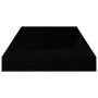 Estante flotante de pared 4 uds MDF negro brillo 50x23x3,8 cm de vidaXL, Estantes y estanterías - Ref: Foro24-323768, Precio:...