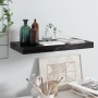 Floating wall shelf glossy black MDF 50x23x3.8 cm by vidaXL, Shelves and shelves - Ref: Foro24-323766, Price: 18,69 €, Discou...