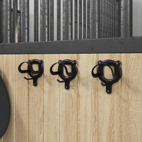 Soporte para bridas de pared hierro negro de , Accesorios para riendas de caballos - Ref: Foro24-172444, Precio: 13,99 €, Des...