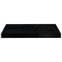 Floating wall shelf glossy black MDF 50x23x3.8 cm by vidaXL, Shelves and shelves - Ref: Foro24-323766, Price: 18,69 €, Discou...