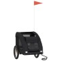 Bicycle pet trailer, iron frame, black Oxford fabric by , pet strollers - Ref: Foro24-93968, Price: 93,88 €, Discount: %