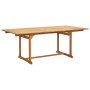 Set de comedor de jardín 7 pzas ratán PE madera maciza beige de , Conjuntos de jardín - Ref: Foro24-3281732, Precio: 726,18 €...