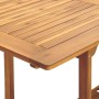 Set de comedor de jardín 7 pzas ratán PE madera maciza beige de , Conjuntos de jardín - Ref: Foro24-3281732, Precio: 726,18 €...