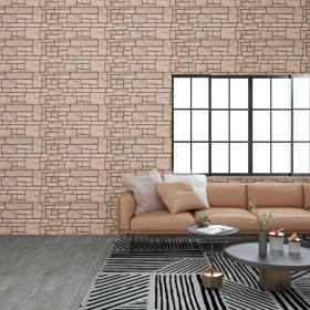 Paneles de pared 3D diseño de ladrillo 11 uds EPS beige de , Recubrimiento de paredes - Ref: Foro24-147206, Precio: 181,73 €,...