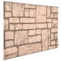 3D brick wall panels 11 pcs EPS beige design by , Wall covering - Ref: Foro24-147206, Price: 181,73 €, Discount: %